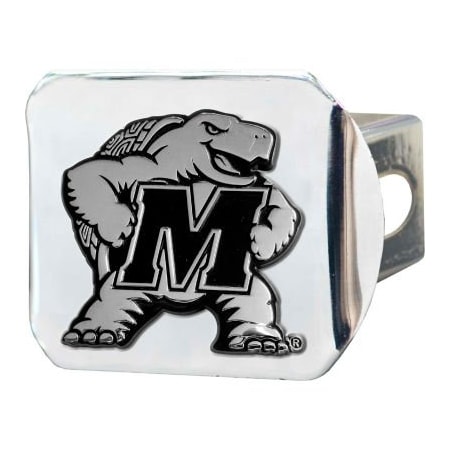 Fanmats University of Maryland - 3-D Chrome Hitch Cover 3-3/8" x 4" - 15112 15112